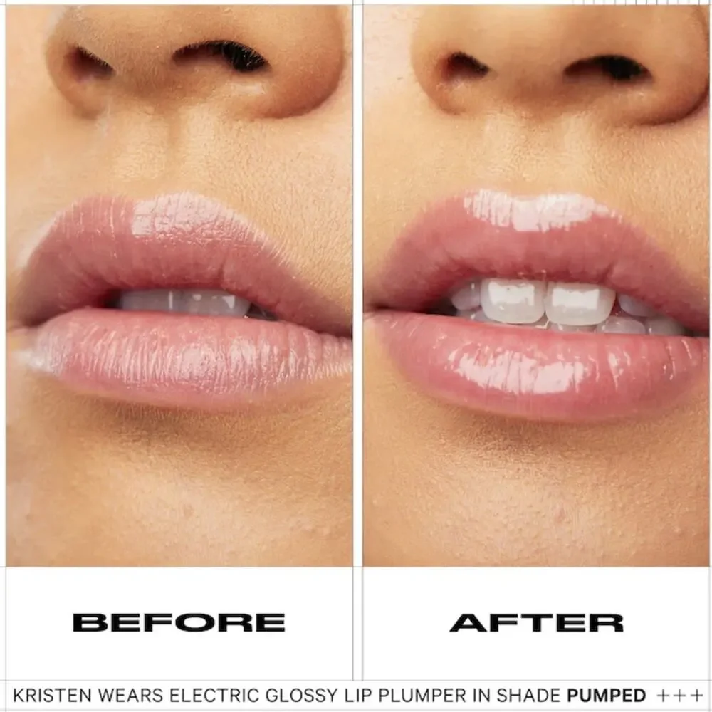 Milk Makeup Electric Glossy Lip Plumper in Pumped Clear